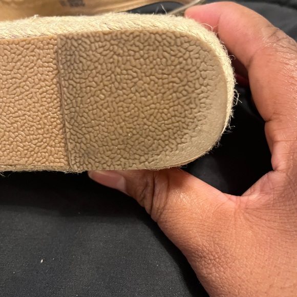 Journee Collection Taupe Wedge Espadrilles - Picture 9 of 12